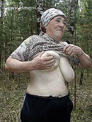 granny in forest